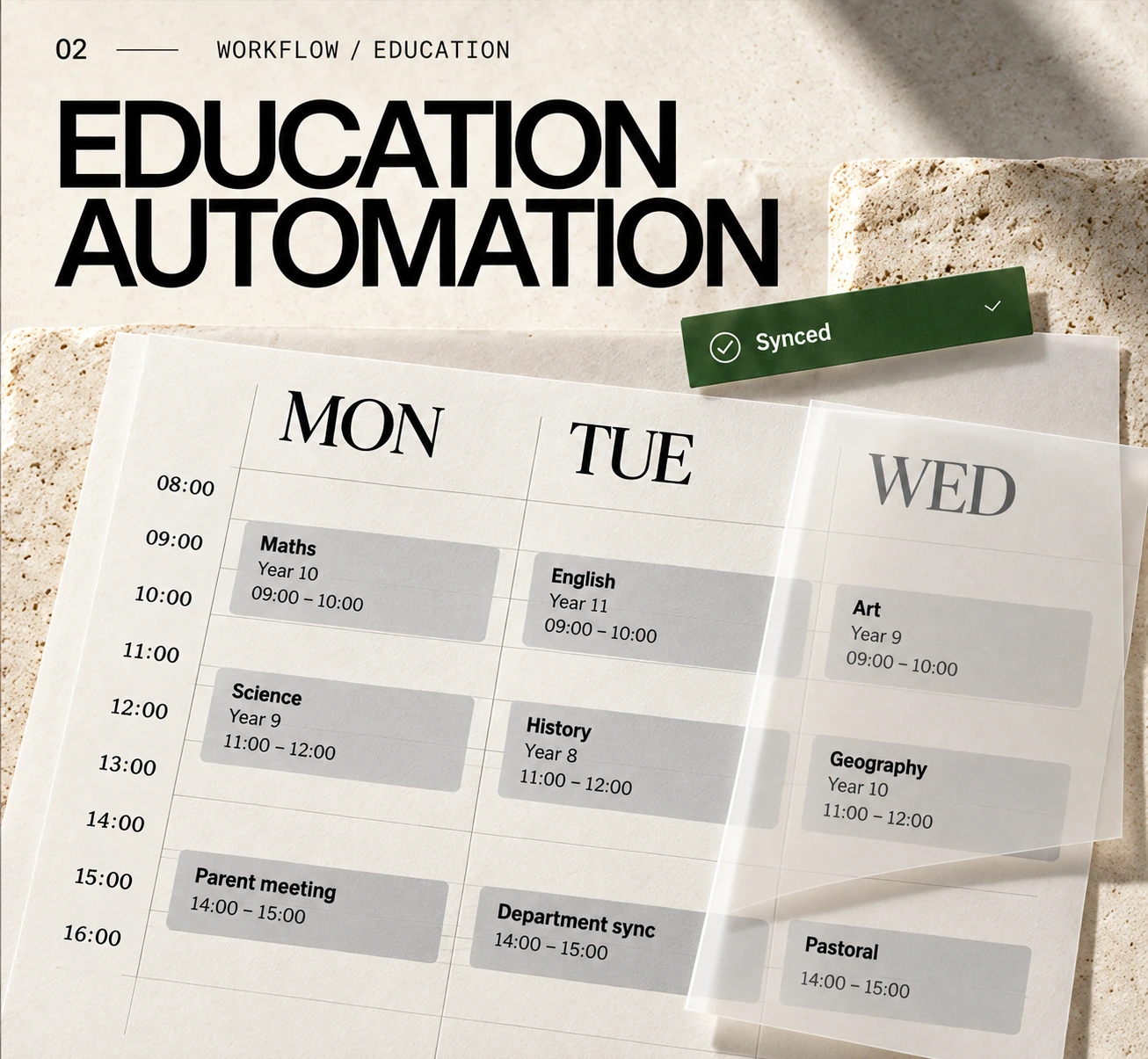 Education automation editorial project cover
